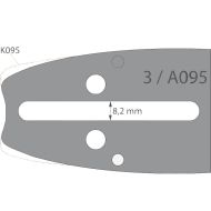Lišta 15“/38 cm .325“ 1,5 mm 64 čl.
