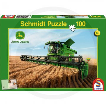 Schmidt John Deere Puzzle Mlátička S690, 100 dílků