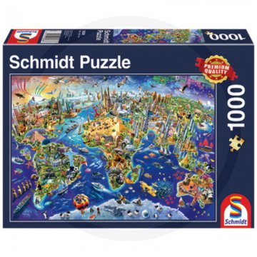 Schmidt Puzzle Objevte náš svět, 1000 kusů