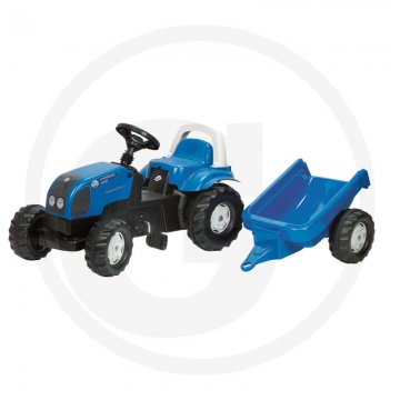 Rolly Toys Landini Powerfarm 100 Traktor šlapací s přívěsem