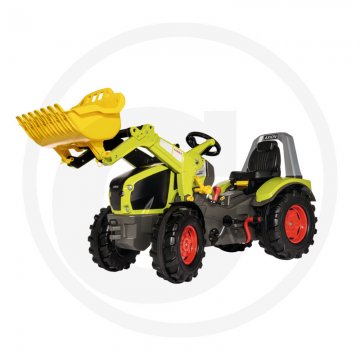 Rolly Toys Traktor šlapací s nakladačem X-Trac Premium Claas Axion 960