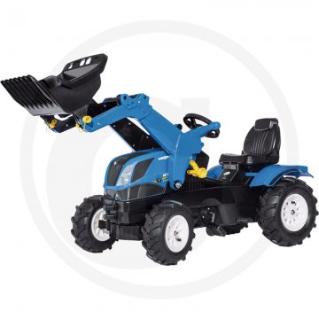Rolly Toys Farmtrac New Holland Šlapací traktor s nakladačem