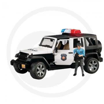 Bruder Jeep Wrangler Unlimited Rubicon s policistou 02526