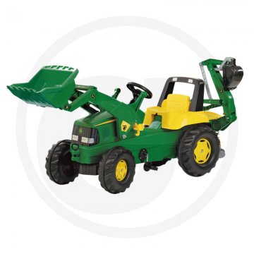 Rolly Toys John Deere Traktor šlapací s čelním nakladačem a lžící