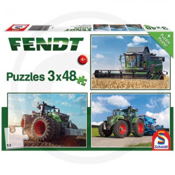 Schmidt Puzzle, Fendt 1050 Vario / 724 Vario / 6275L, 3 x 48 dílů